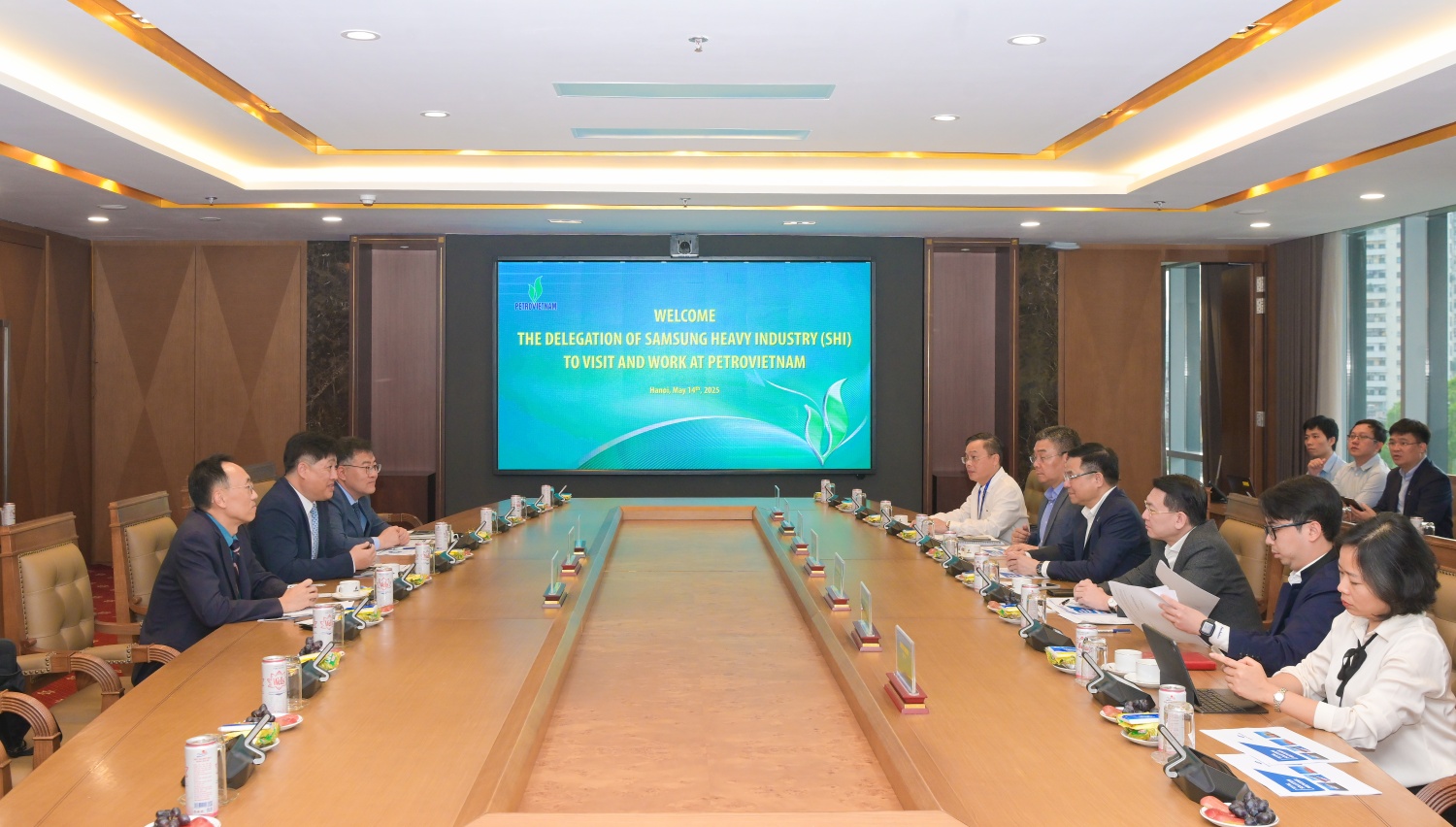 Petrovietnam - Samsung Heavy Industries: Hướng tới hợp tác chiến lược trong lĩnh vực đóng tàu