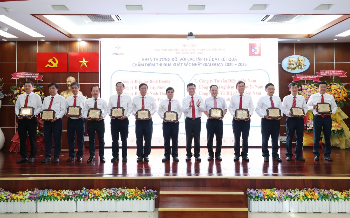 Điện lực miền Nam biểu dương gương điển hình tiên tiến giai đoạn 2020-2025