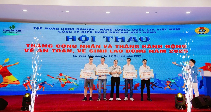 Sôi nổi Hội thao BIENDONG POC 2025: Lan tỏa tinh thần “One Team - One Goal”