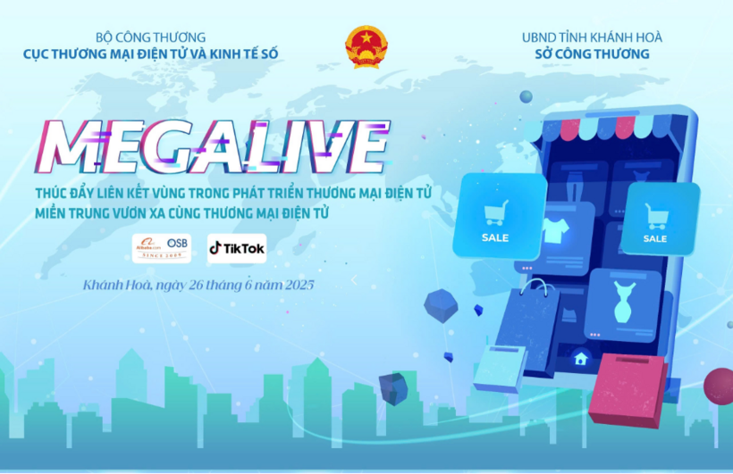 Tại sự kiện ở Khánh Hòa, phiên Mega Livestream sẽ giới thiệu các đặc sản nổi bật của miền Trung trên các nền tảng số. Ảnh: Cục Thương mại điện tử và Kinh tế số