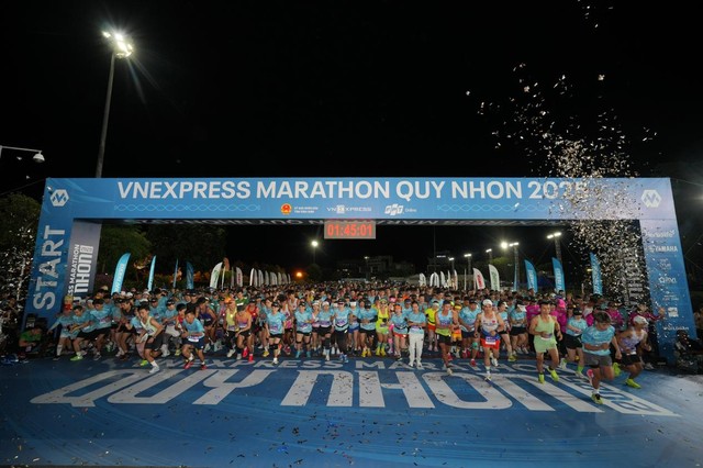 Yamaha tiếp tục đồng hành, lan tỏa sống xanh tại Vnexpress Marathon Quy Nhơn 2025- Ảnh 1.