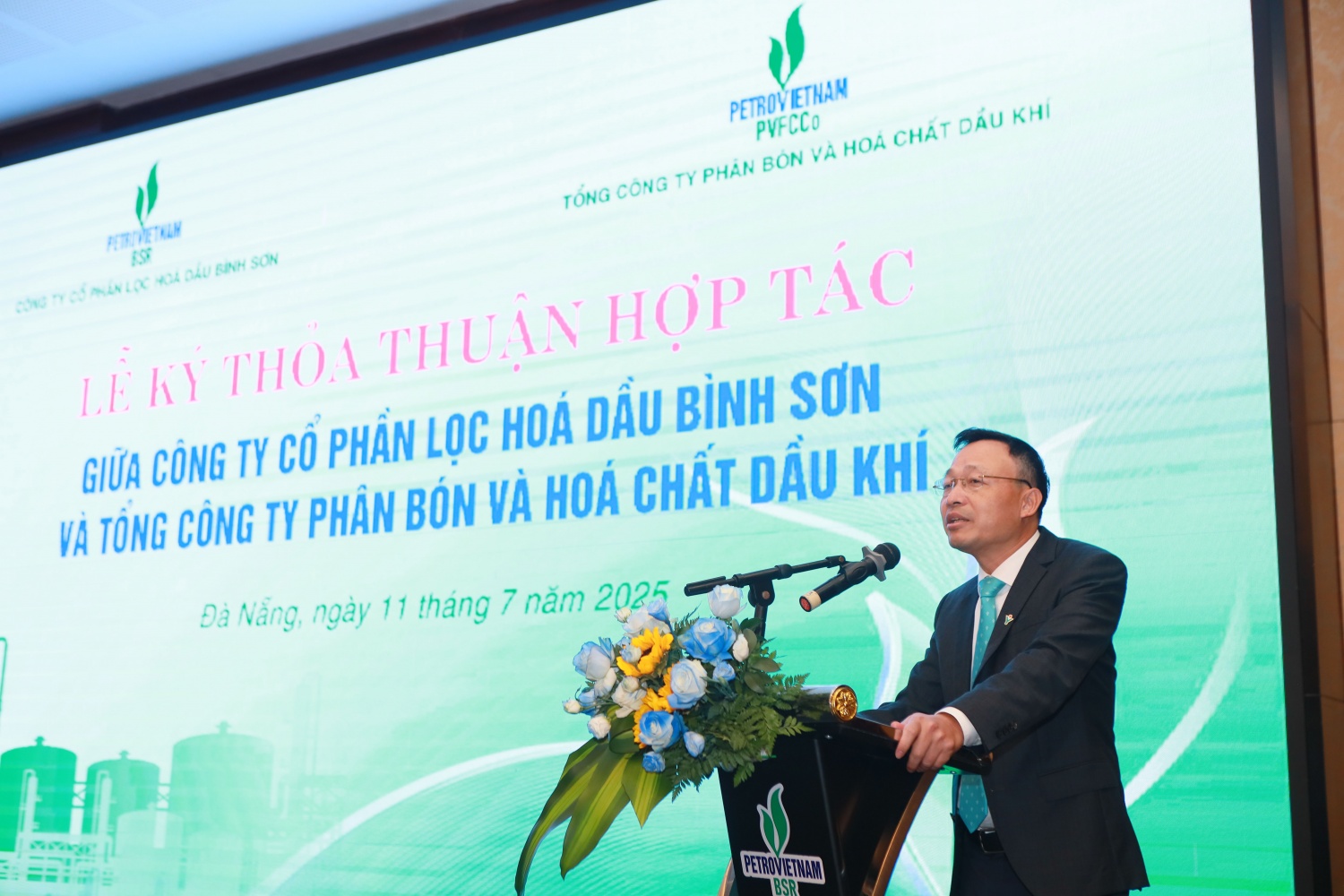 , ông Phan Công Thành – Tổng Giám đốc PVFCCo khẳng định sự hợp tác của 2 đơn vị