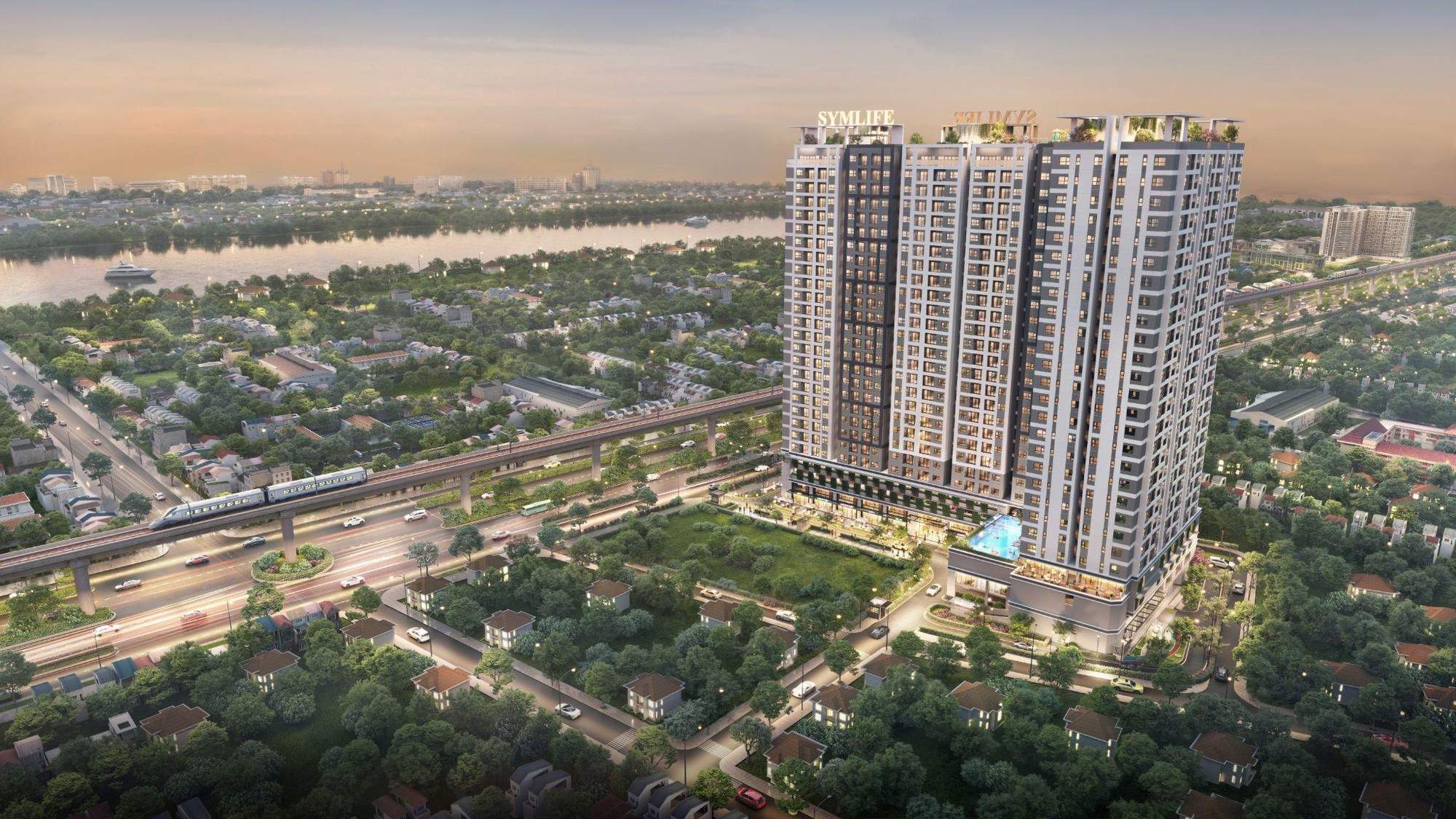 Xuất hiện căn hộ 4 mặt view sông ngay mặt tiền Quốc lộ 13, giá chỉ từ 36,8 triệu đồng/m²- Ảnh 1. Xuất hiện căn hộ 4 mặt view sông ngay mặt tiền Quốc lộ 13, giá chỉ từ 36,8 triệu đồng/m²- Ảnh 1.