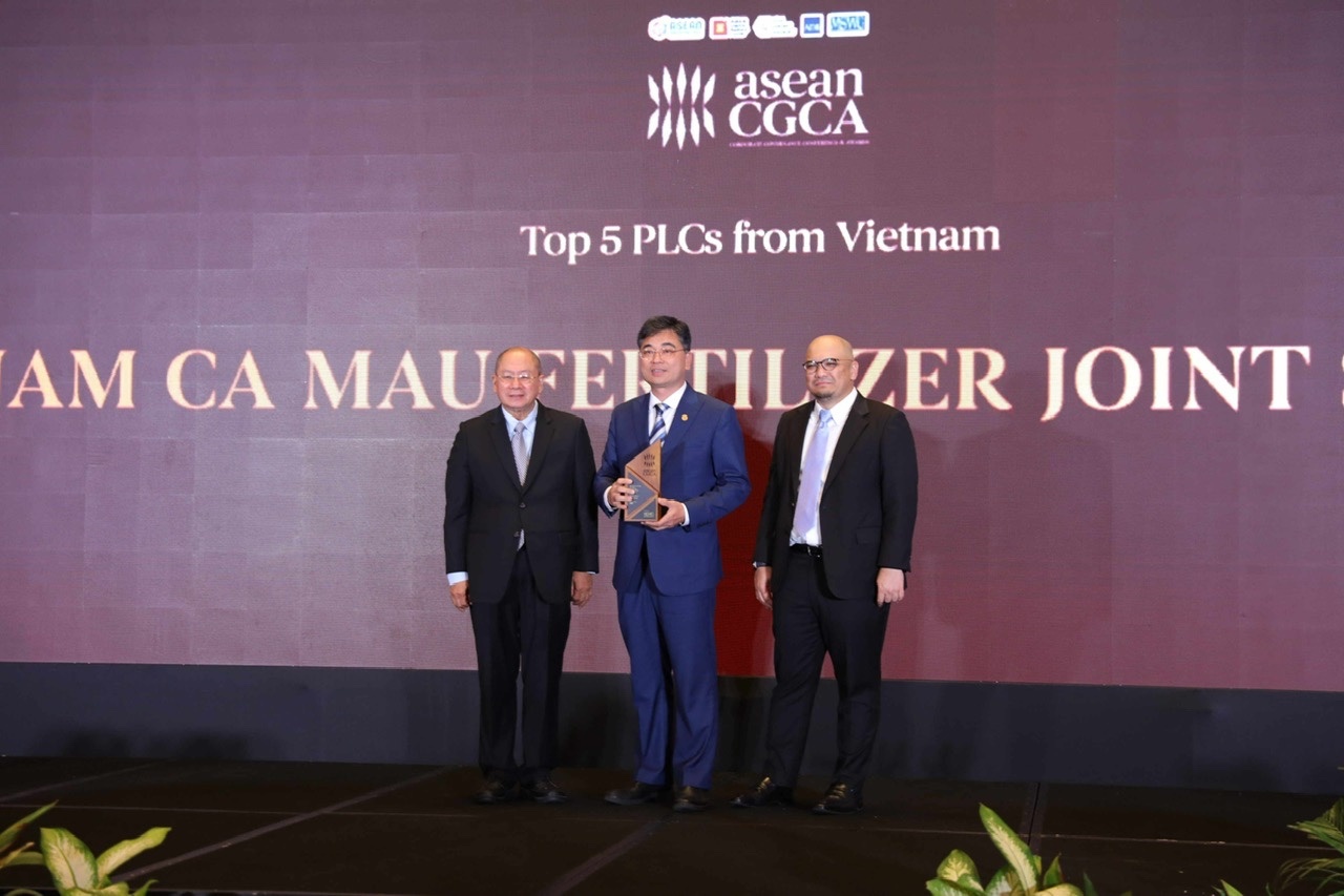 PVCFC được vinh danh Top 5 doanh nghiệp niêm yết Việt Nam - Khẳng định đẳng cấp quản trị ASEAN