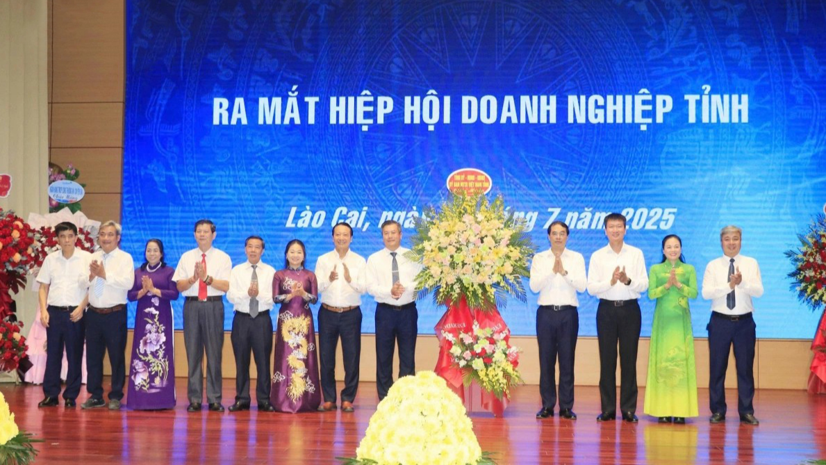 Ra mắt Hiệp hội Doanh nghiệp tỉnh Lào Cai.