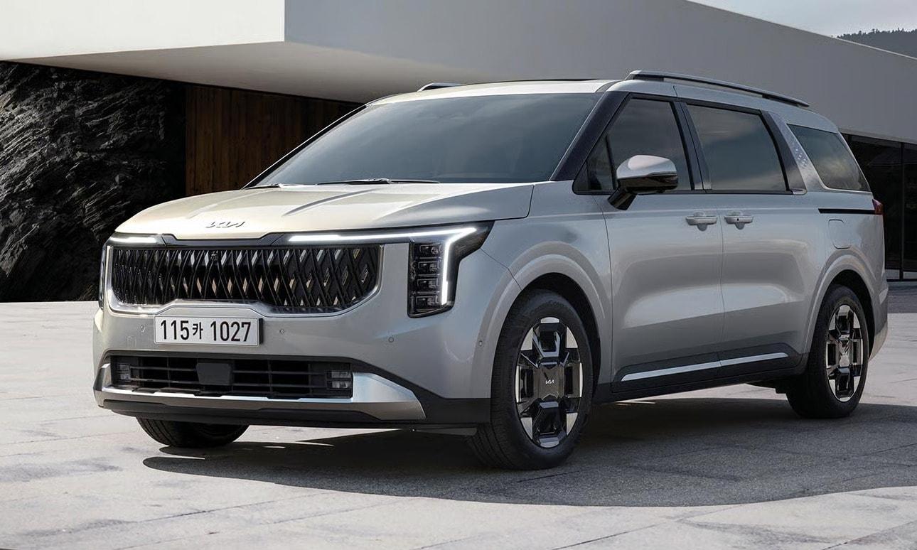 Ngoại thất Kia Carnival 2026 không thay đổi đáng kể so với trước - Ảnh: Korean Car Blog