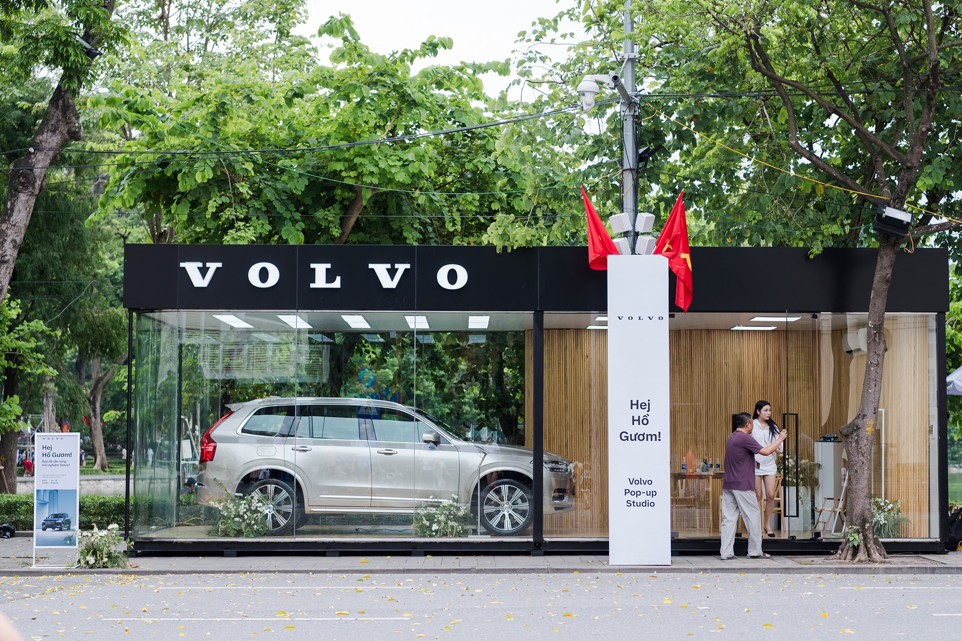 Pop-up của Volvo tại sự kiện “Ngày hội bình yên”.