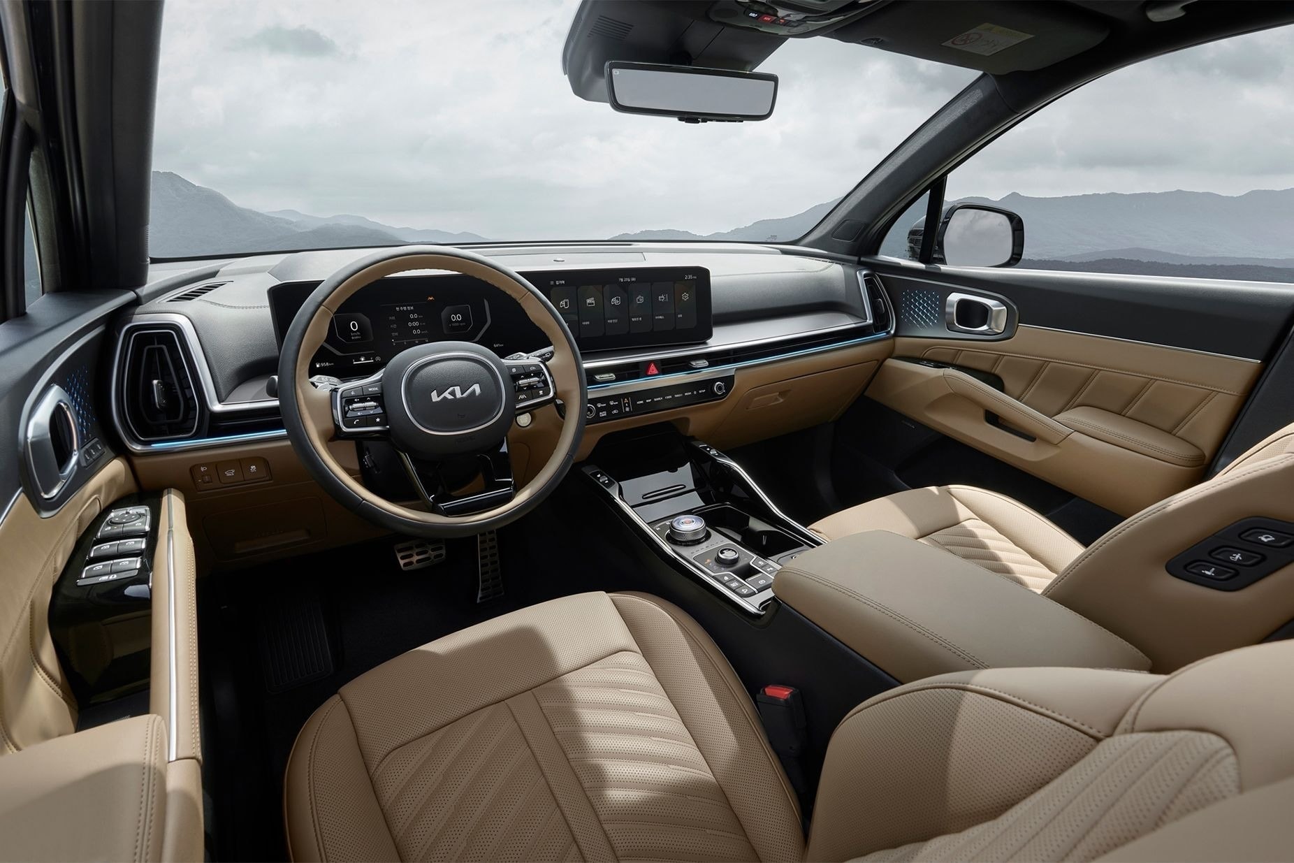 Thiết kế khoang nội thất của Kia Sorento 2025 - Ảnh: Kia