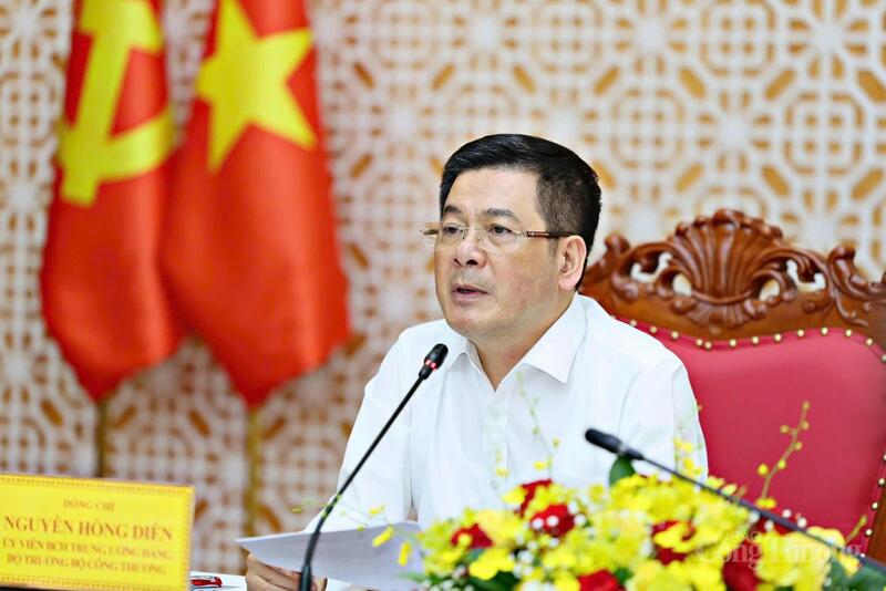 Đồng chí Nguyễn Hồng Diên - Ủy viên Ban Chấp hành Trung ương Đảng, Bộ trưởng Bộ Công Thương. Ảnh: Lê Sơn