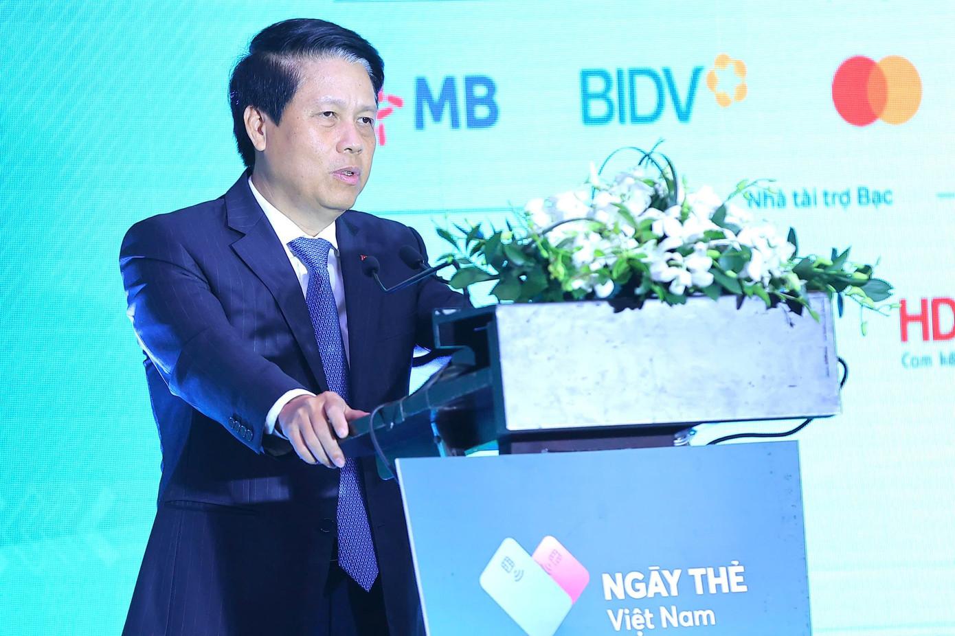 Ph&oacute; Thống đốc NHNN Phạm Tiến Dũng ph&aacute;t biểu tại Hội thảo.