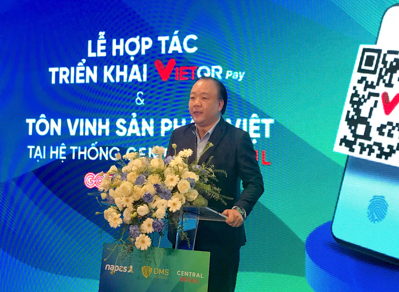 Ông Trần Hữu Linh, Cục trưởng Cục Quản lý và Phát triển thị trường trong nước (Bộ Công Thương) phát biểu tại sự kiện. Ảnh: N.H