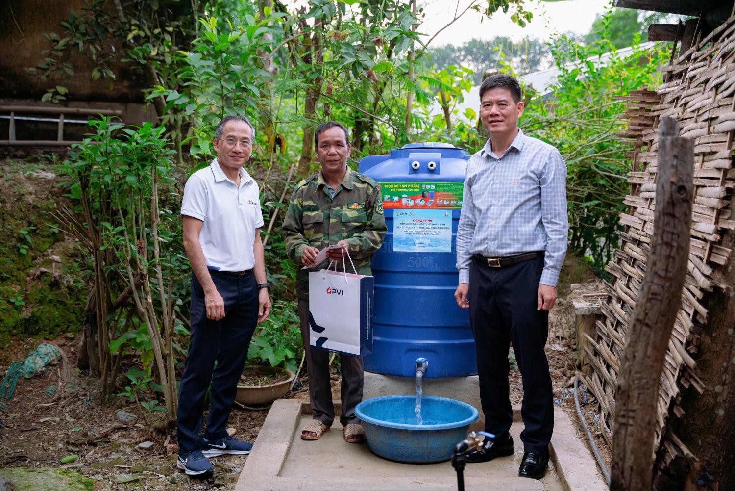 PVI khánh thành công trình cấp nước sinh hoạt cho nhân dân bản Co Pục, xã Thanh Nưa, tỉnh Điện Biên