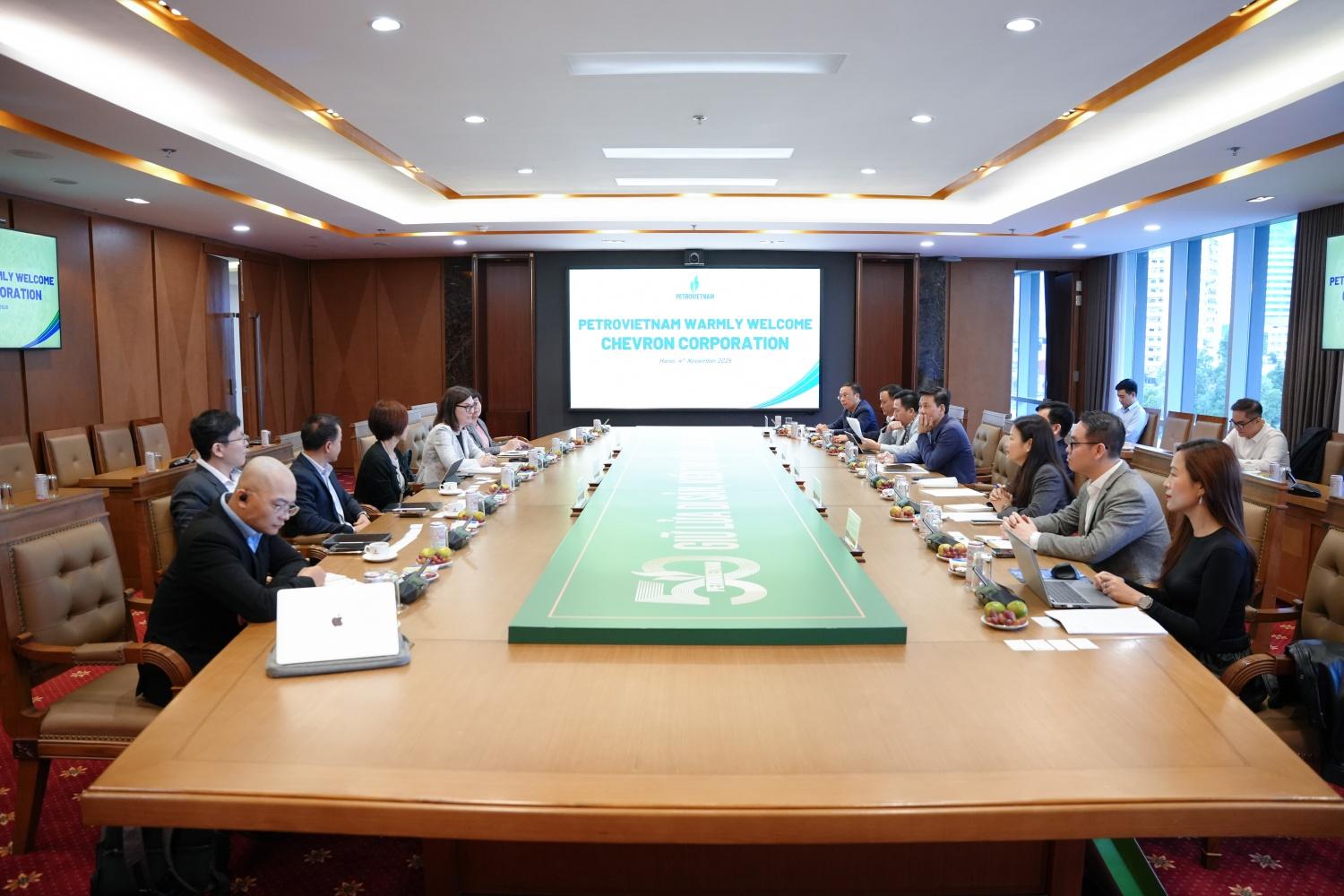 Chevron và Petrovietnam thúc đẩy hợp tác chiến lược cho tương lai năng lượng Việt Nam