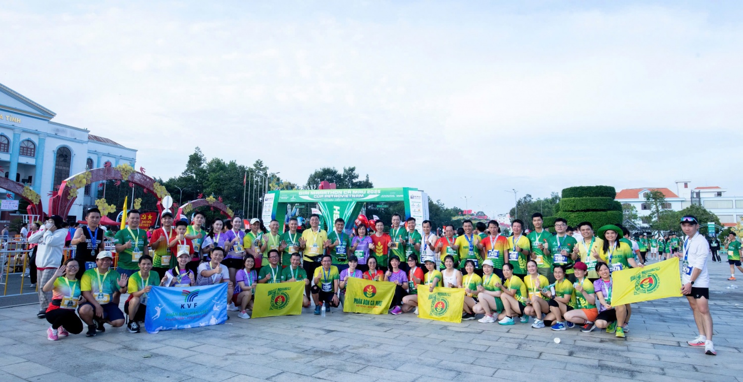 PVCFC - Nhà tài trợ kim cương giải Marathon Cà Mau 2025: Đồng hành cùng phát triển PVCFC - Nhà tài trợ kim cương giải Marathon Cà Mau 2025: Đồng hành cùng phát triển