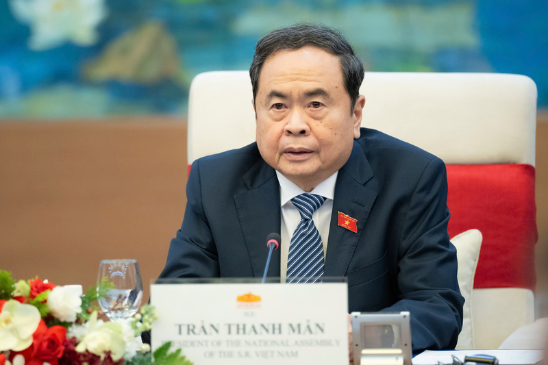 Chủ tịch Quốc hội Trần Thanh Mẫn. Ảnh: VPQH.