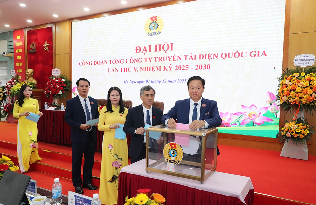 Đại hội Công đoàn EVNNPT lần thứ V (nhiệm kỳ 2025-2030) Đại hội Công đoàn EVNNPT lần thứ V (nhiệm kỳ 2025-2030)