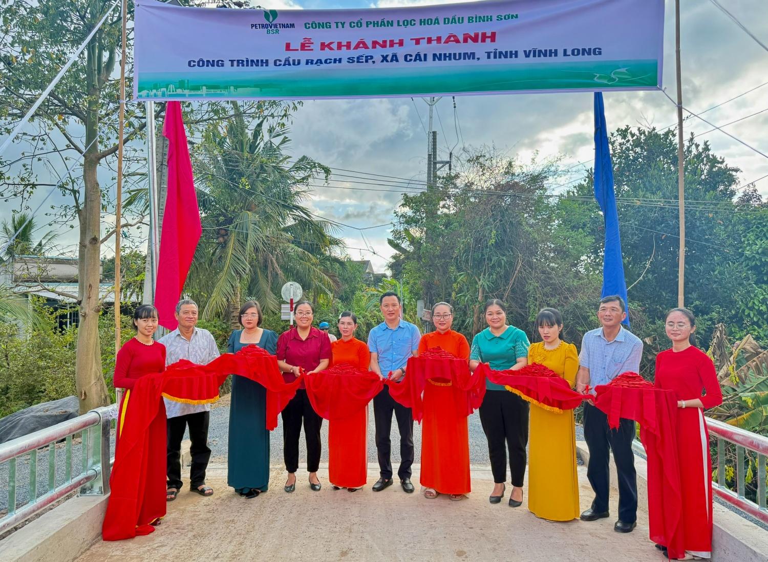 BSR khánh thành cầu giao thông nông thôn tại Vĩnh Long