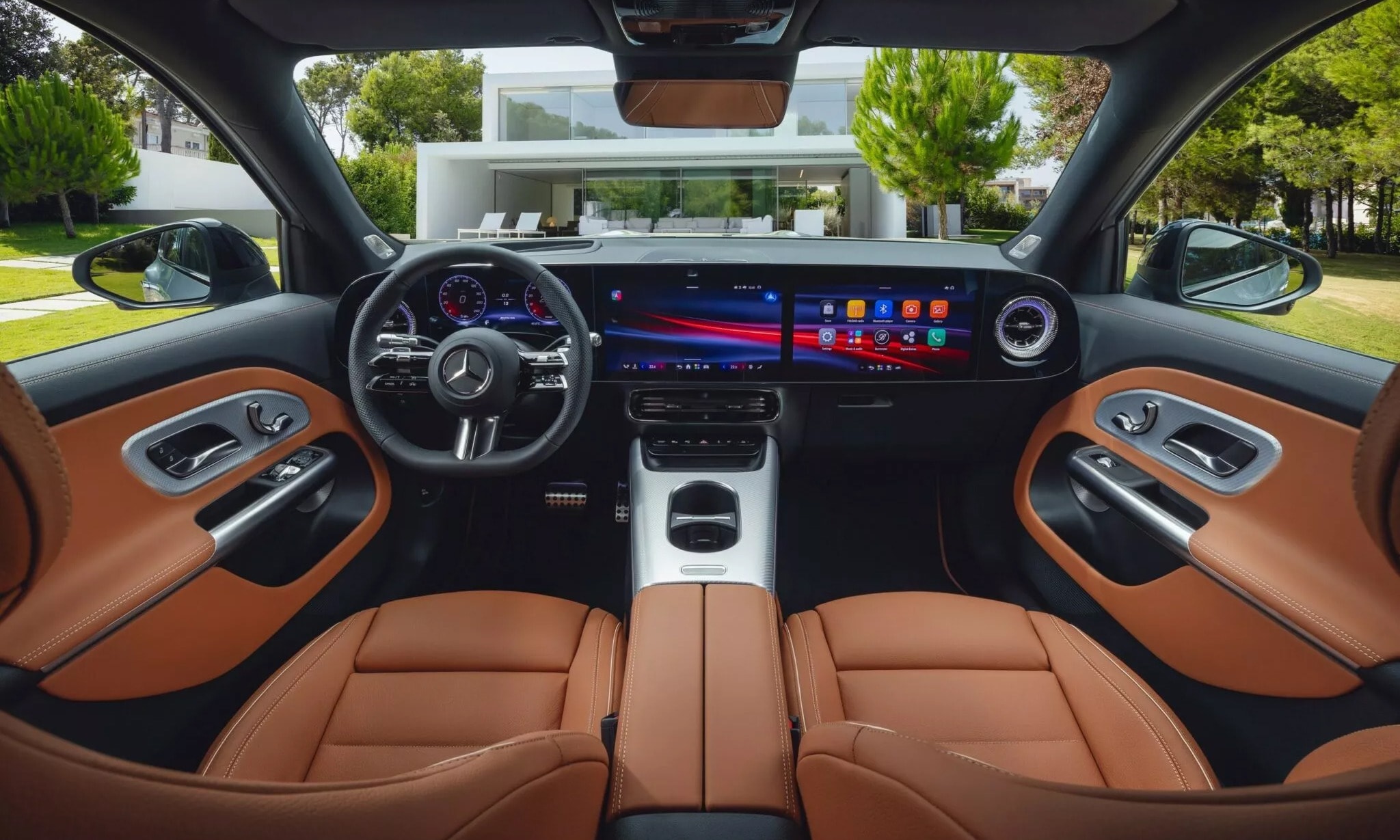 Khoang lái kỹ thuật số của GLB 2026 - Ảnh: Mercedes-Benz