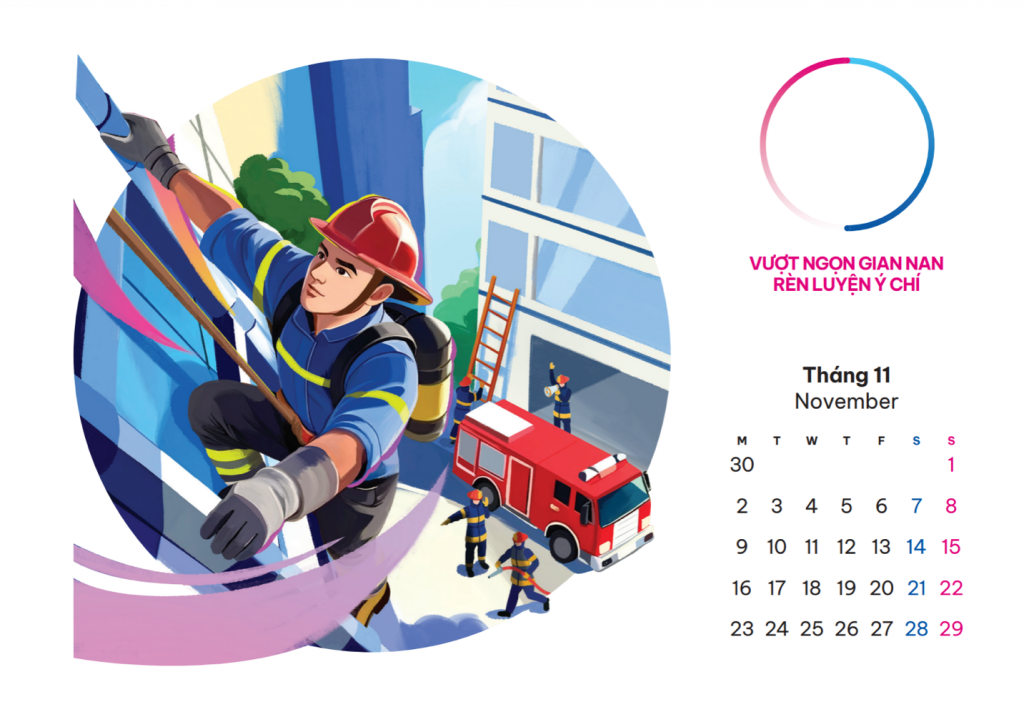 Bộ lịch MB Life năm 2026: Hành trình sống trọn đam mê