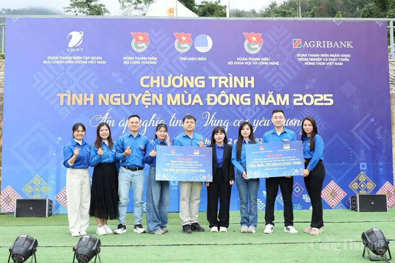 Dấu ấn Đoàn Thanh niên Bộ Công Thương trong các công trình thanh niên gắn với an sinh và phát triển bền vững vùng biên Mường Pồn. Ảnh: Quỳnh Trang