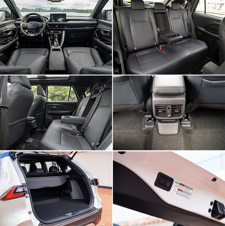 Nội thất Toyota Yaris Cross với màn hình giải trí trung tâm cỡ lớn