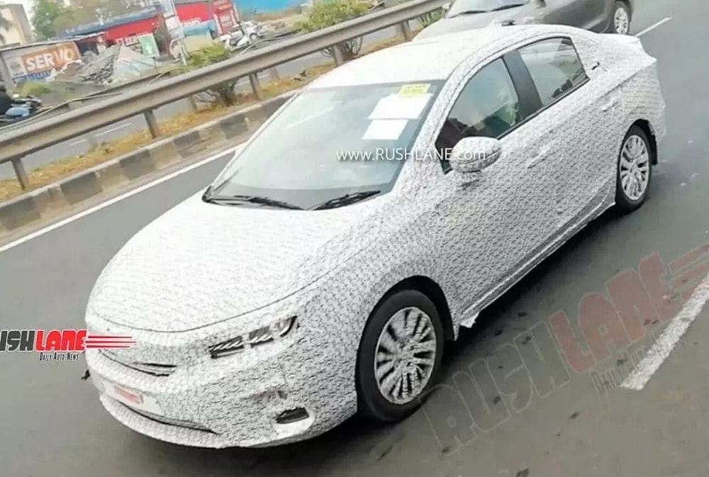 Mẫu xe Honda City 2026 xuất hiện trên đường lái thử tại Ấn Độ - Ảnh: Rush Lane