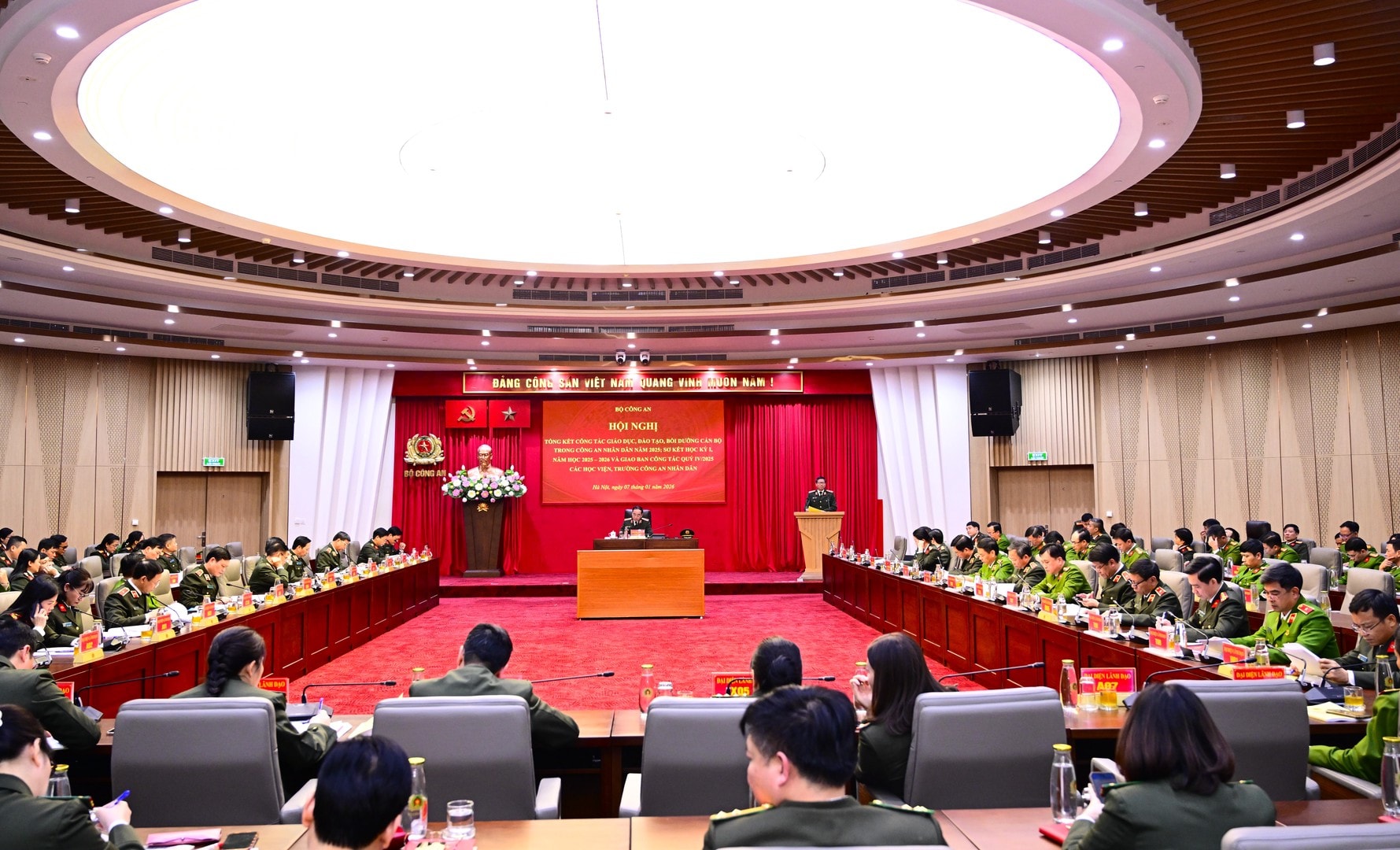 Toàn cảnh Hội nghị tổng kết công tác giáo dục, đào tạo CAND