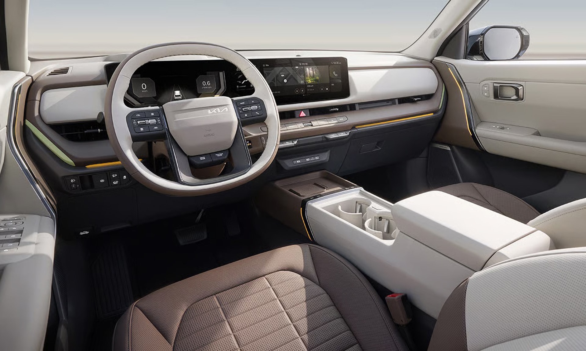 Khoang lái Kia Seltos 2026 hiện đại và nhiều công nghệ hơn - Ảnh: Kia