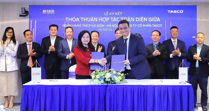 SHB ký thỏa thuận hợp tác toàn diện với TASCO. Ảnh: Hồng Nhung