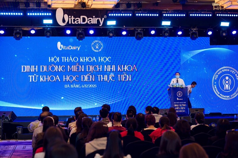 VitaDairy đồng hành cùng Hội Nhi khoa Việt Nam tại Hội thảo Khoa học“Dinh dưỡng Miễn dịch Nhi khoa” vào tháng 12/2025​