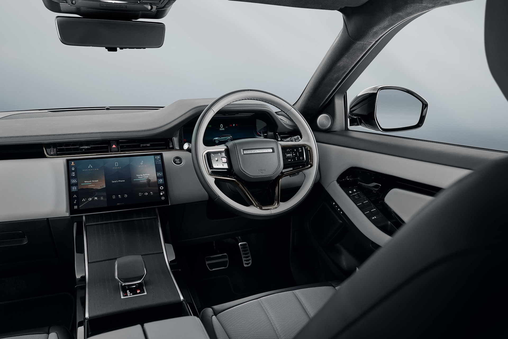 Thiết kế khoang lái của Range Rover Evoque 2026 tại thị trường Anh - Ảnh: JL