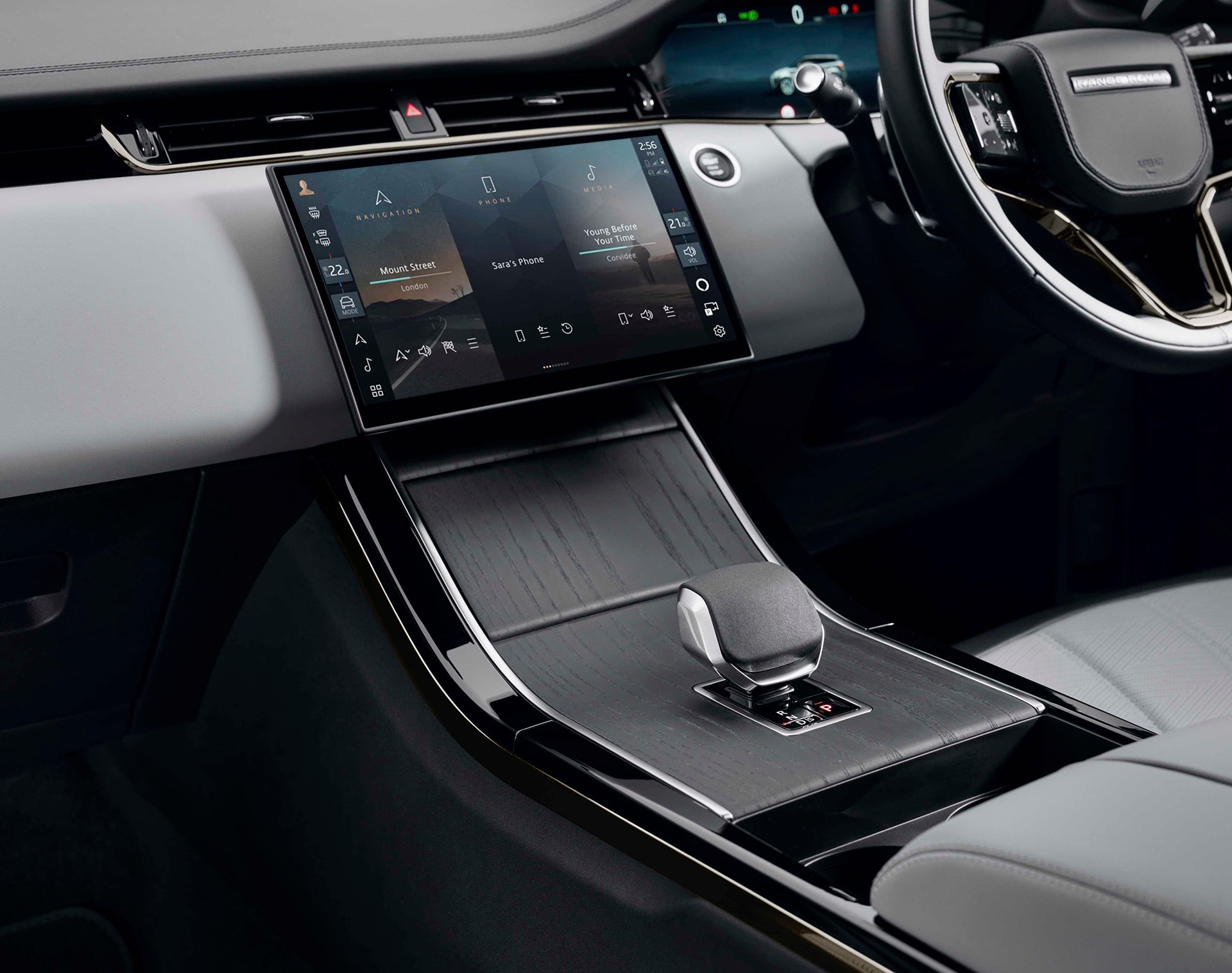 Khu vực điều khiển trên Range Rover Evoque 2026 - Ảnh: JL