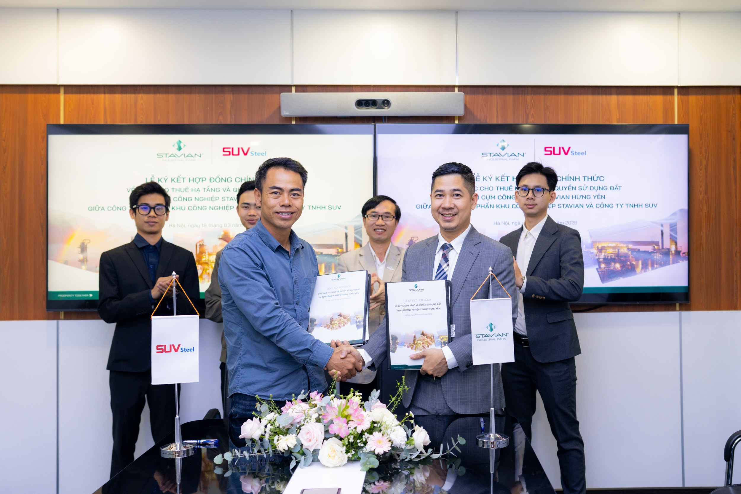 Lễ ký kết Hợp đồng cho thuê hạ tầng và quyền sử dụng đất chính thức tại CCN Stavian Hưng Yên_1