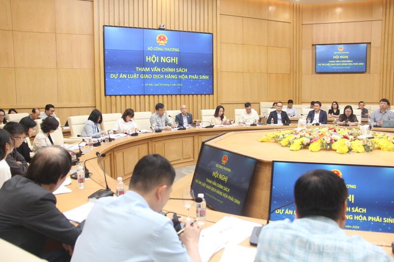 Đại diện hiệp hội, ngành hàng, chuyên gia góp ý Luật Giao dịch hàng hóa phái sinh