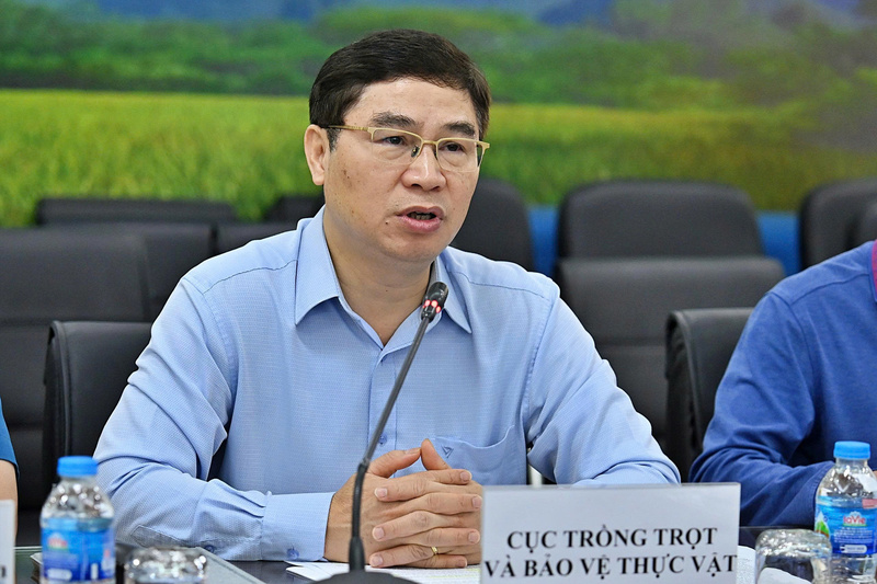 Ông Nguyễn Quý Dương – Phó Cục trưởng Cục Trồng trọt và Bảo vệ thực vật phát biểu tại hội nghị. Ảnh: Bảo Thắng