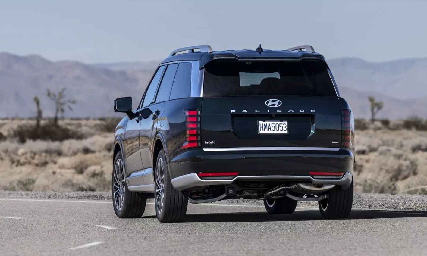 Thiết kế phần đuôi xe Hyundai Palisade 2026 - Ảnh: Hyundai