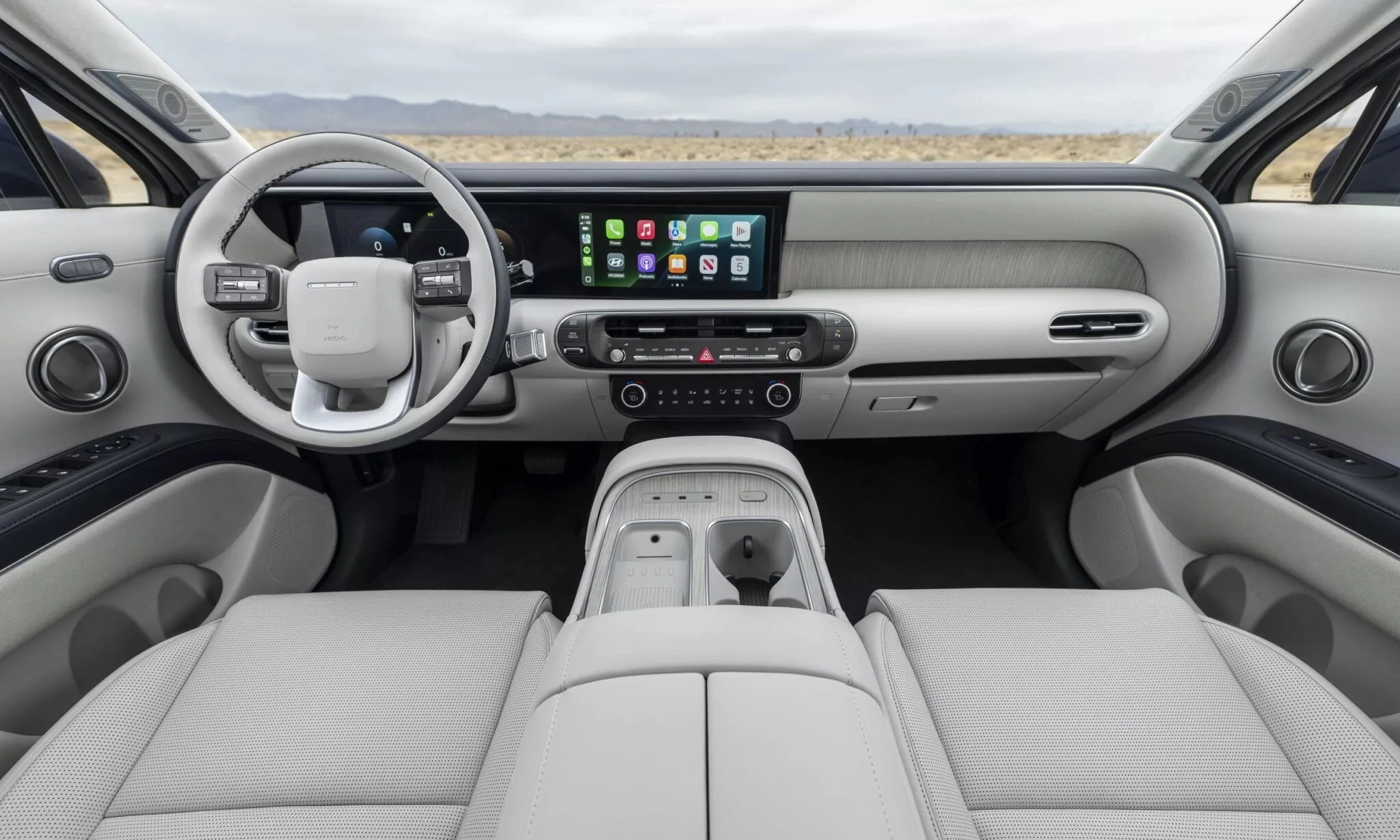 Thiết kế khoang lái Hyundai Palisade 2026 tại thị trường Mỹ - Ảnh: Hyundai