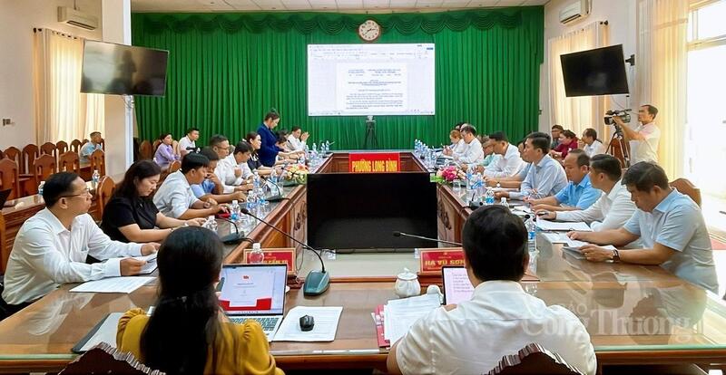 Quang cảnh tại buổi làm việc.