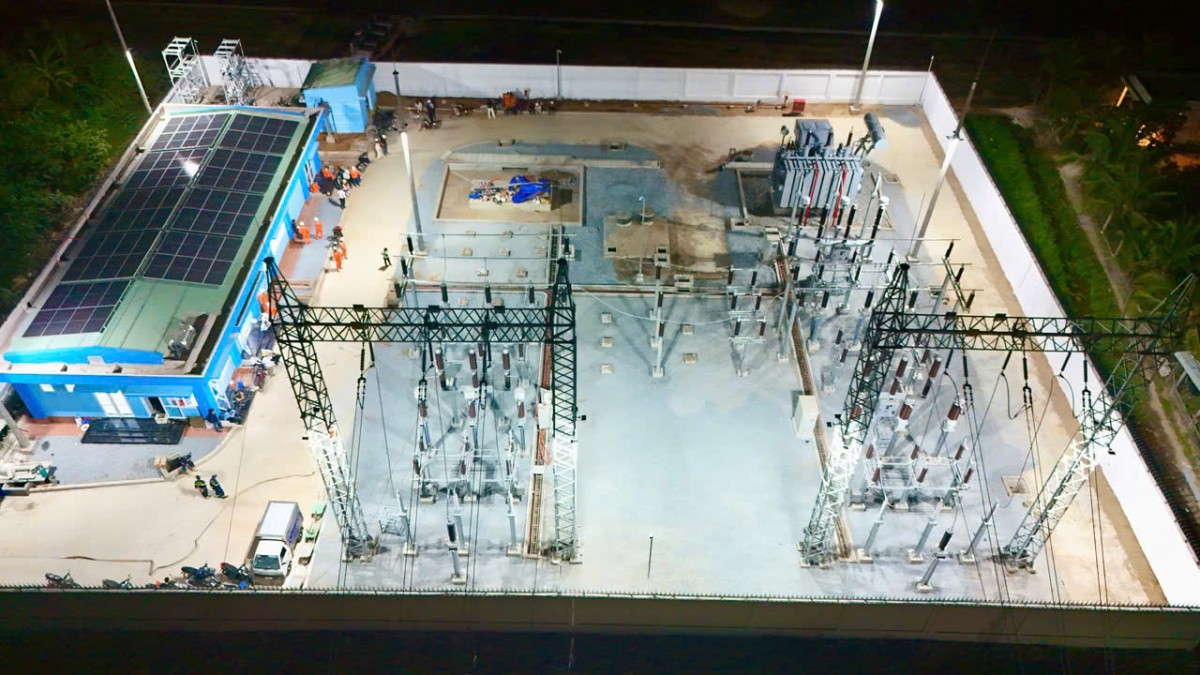 Đảm bảo điện mùa khô 2026 - EVNSPC đóng điện nhiều công trình lưới điện 110kV