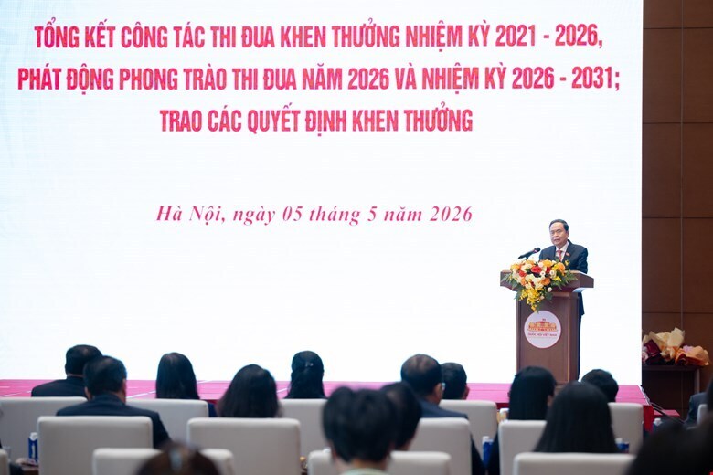 Chủ tịch Quốc hội Trần Thanh Mẫn đề nghị, nhiệm kỳ 2026 - 2031, pháp luật phải thực sự trở thành động lực cho phát triển, tháo gỡ điểm nghẽn, khơi thông nguồn lực, thúc đẩy phát triển kinh tế - xã hội. Ảnh: Quochoi.vn