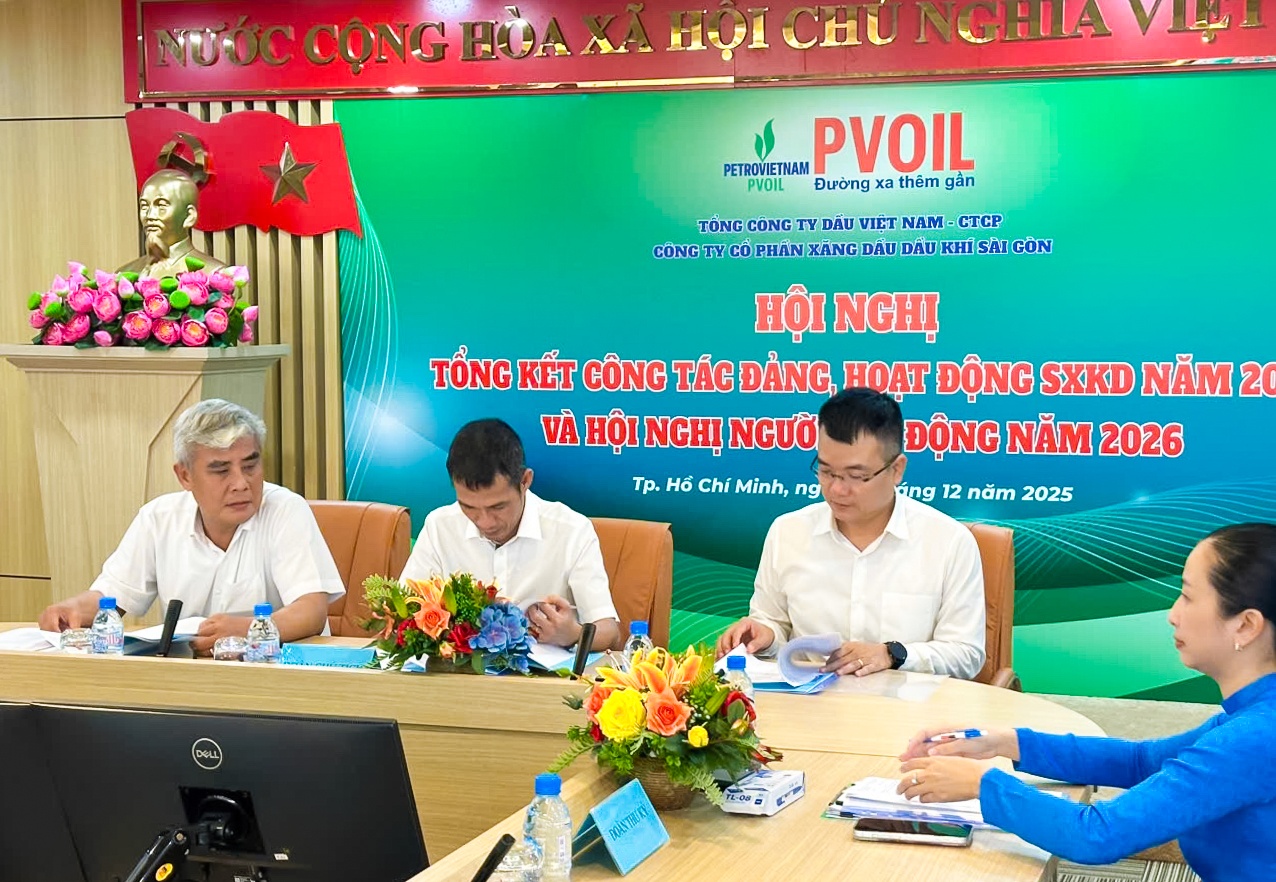 Công đoàn PVOIL Sài Gòn tổ chức Hội nghị Người lao động, tạo diễn đàn đối thoại, lắng nghe và giải quyết kịp thời các kiến nghị của người lao động.
