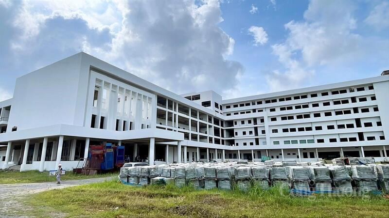 Dự án này là một trong những  bệnh viện trọng điểm của khu vực Đồng bằng sông Cửu Long - Ảnh: Khánh Ngọc.