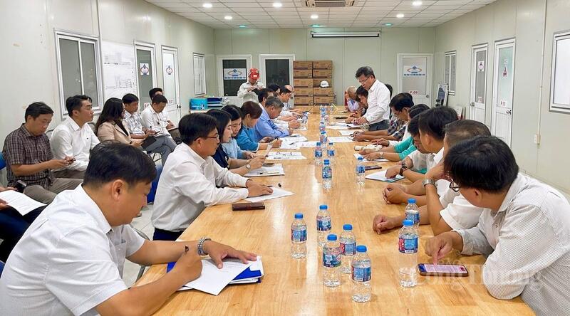 Quang cảnh tại buổi làm việc - Ảnh: Khánh Ngọc.