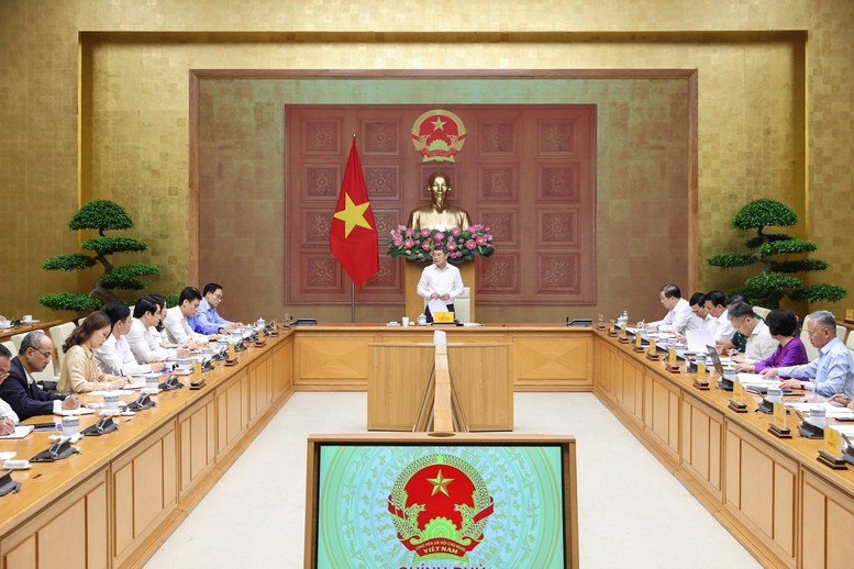 Thủ tướng Chính phủ Lê Minh Hưng chủ trì cuộc làm việc với Bộ Ngoại giao.
