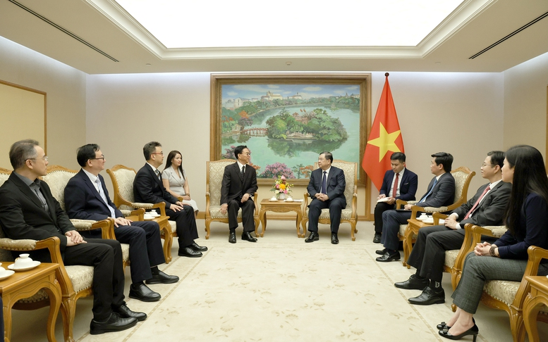 Phó Thủ tướng Thường trực nhấn mạnh, doanh nghiệp hai nước còn nhiều cơ hội hợp tác, đóng góp thiết thực vào thúc đẩy quan hệ Việt Nam - Trung Quốc - Ảnh: VGP/Phương Nguyên