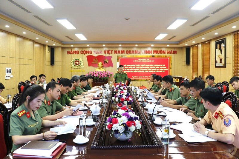 Lực lượng An ninh nhân dân Công an tỉnh Nghệ An luôn đảm bảo tuyệt đối an ninh, an toàn cho các sự kiện chính trị lớn của tỉnh Nghệ An