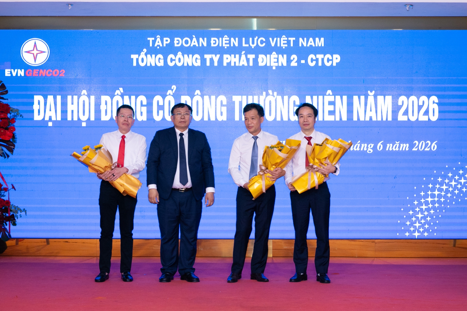 Đại hội đồng cổ đông thường niên EVNGENCO2 năm 2026 Đại hội đồng cổ đông thường niên EVNGENCO2 năm 2026