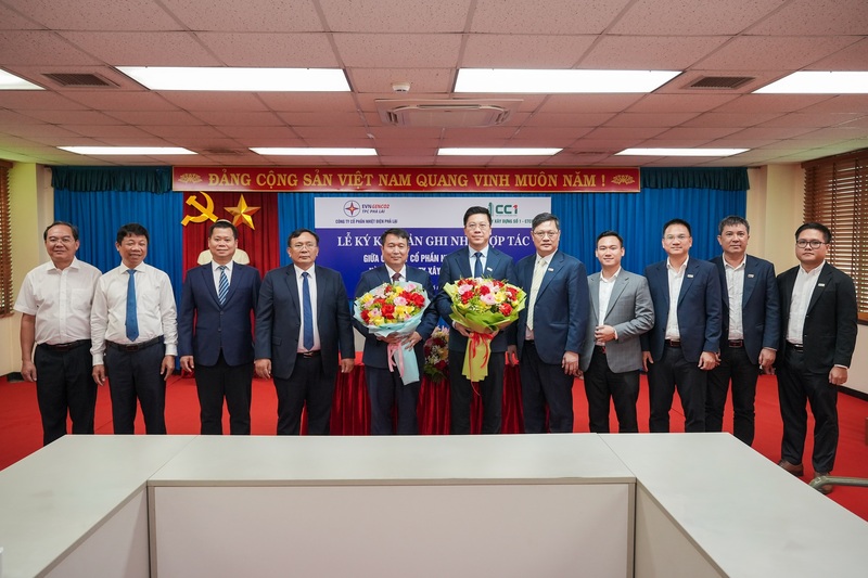 Lễ ký kết đánh dấu bước khởi đầu cho việc hợp tác giữa PPC và CC1 trong việc nghiên cứu đầu tư, khai thác vận hành các dự án năng lượng, góp phần đảm bảo an ninh năng lượng quốc gia. Ảnh: CC1.