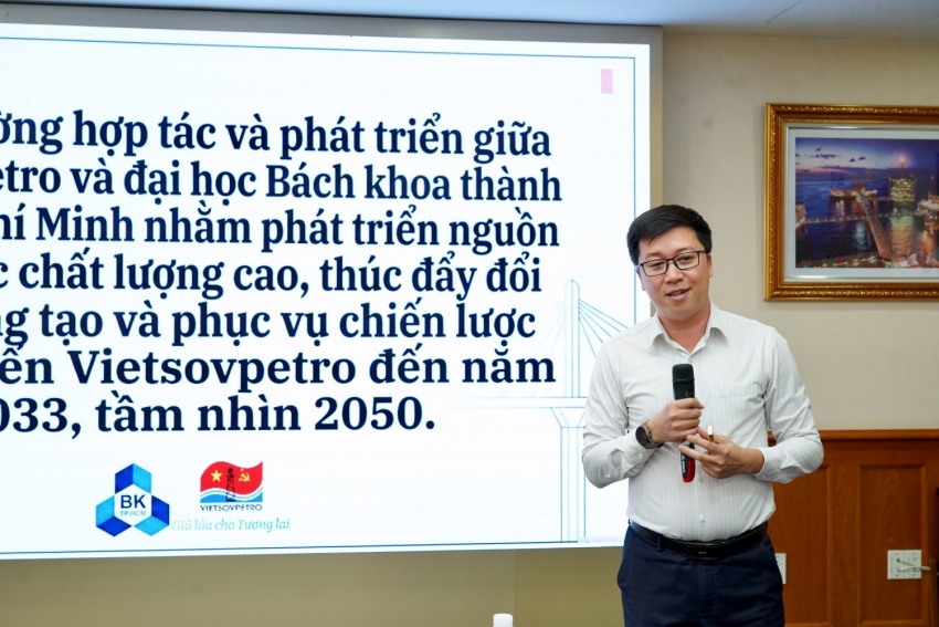 Vietsovpetro và Trường Đại học Bách khoa TP.HCM: Định hình hệ sinh thái hợp tác chiến lược trong kỷ nguyên số và dịch chuyển năng lượng Vietsovpetro - Trường Đại học Bách khoa TP HCM: Định hình hệ sinh thái hợp tác chiến lược trong kỷ nguyên số