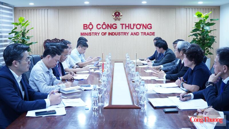 Thứ trưởng Nguyễn Hoàng Long làm việc với doanh nghiệp Nhật Bản về LNG